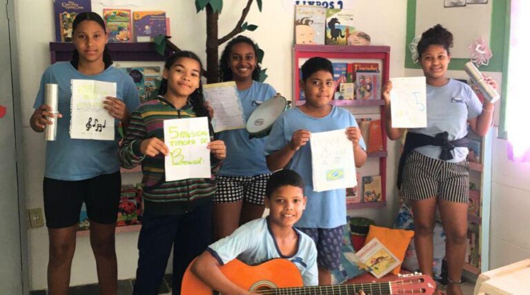 
                    ​Oficina de musicalização gratuita empodera crianças em comunidade de Vila Velha                
