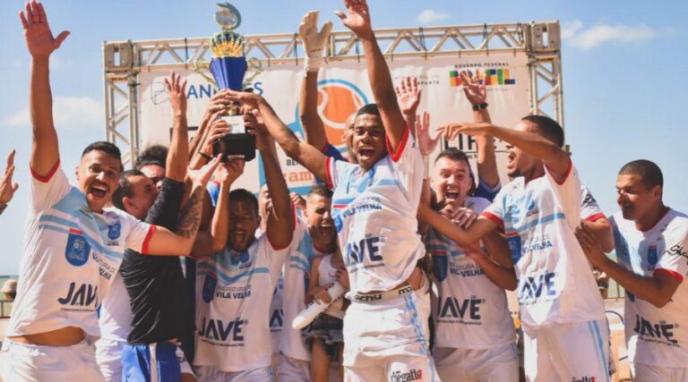 
                    ​Vila Velha triunfa em final do campeonato estadual de beach soccer                
