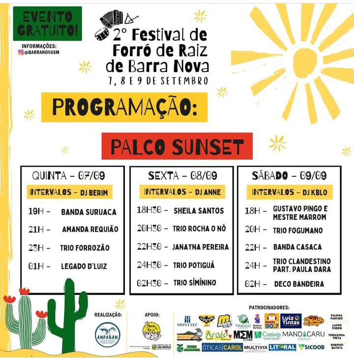 FESTIVAL DE FORRÓ DE RAIZ DE BARRA NOVA NORTE PROMETE ENCANTAR COM MÚSICA E PAISAGENS DESLUMBRANTES