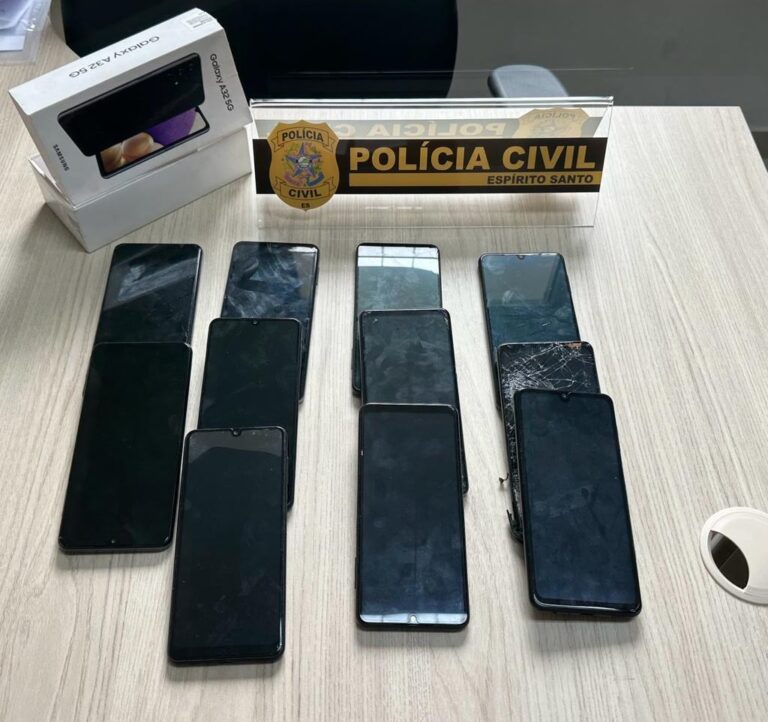 3º Distrito Policial de Vitória recupera onze aparelhos telefônicos em setembro