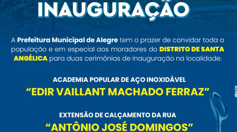 INAUGURAÇÃO!