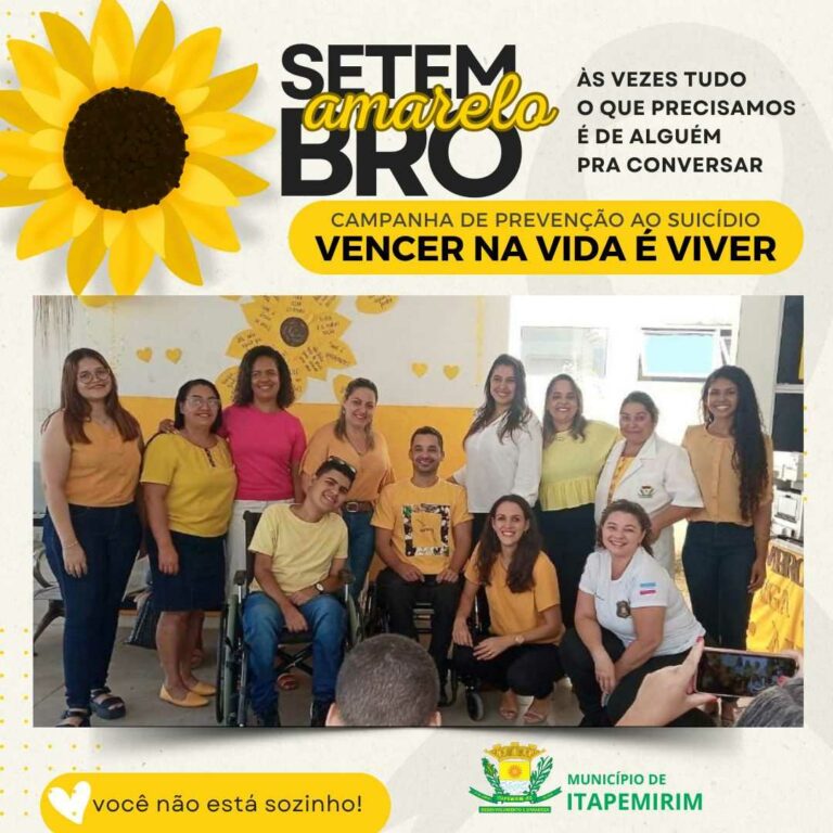 VENCER NA VIDA É VIVER FOI TEMA DO EVENTO NO CAPS DE ITAPEMIRIM