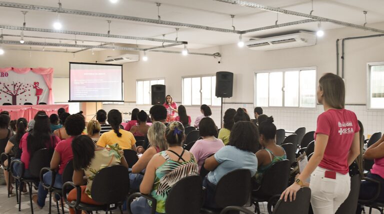 🌸🎗️ Sensibilização para a Prevenção do Câncer de Mama 🎗️🌸 – Notícias de Alegre-ES