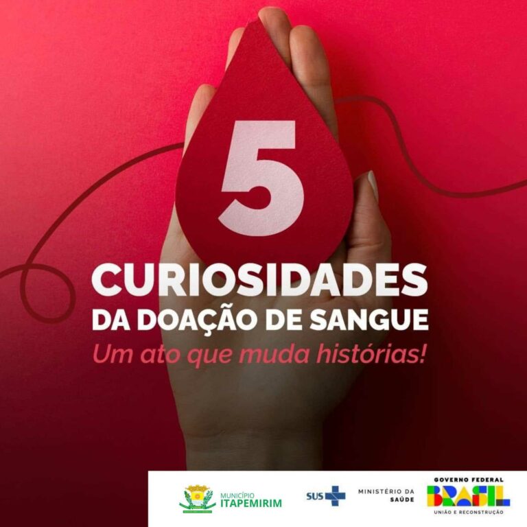 Hoje, 25 de novembro, é o Dia Nacional do Doador de Sangue. Você está em dia com a doação?