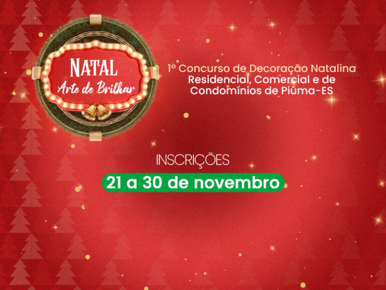 Natal em Piúma: 1º concurso de decoração natalina vai iluminar a cidade