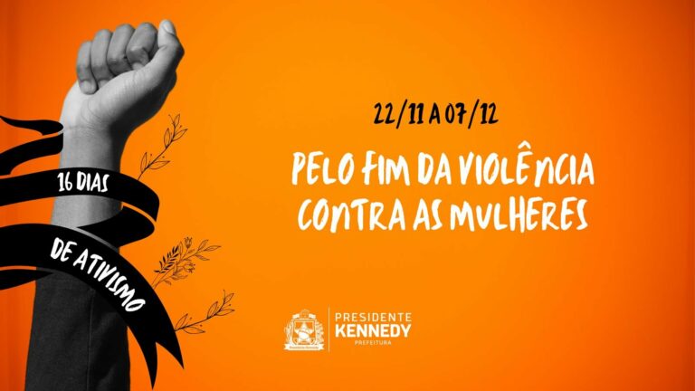 Prefeitura de Presidente Kennedy promove Campanha 16 Dias de Ativismo pelo fim da violência contra mulheres