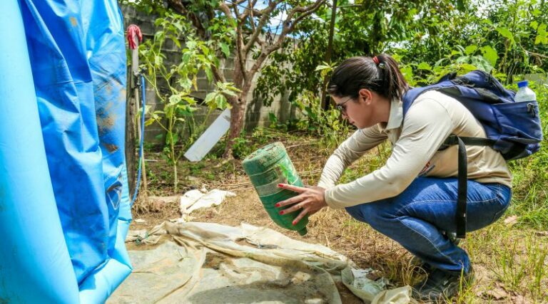 Secretaria de Saúde faz blitz contra dengue antes do réveillon no Pontal   		