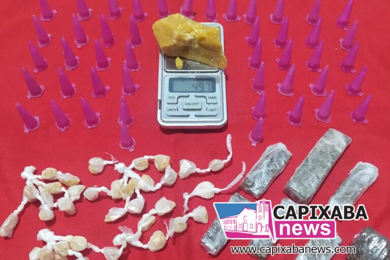 Itapemirim: PM apreende grande quantidade de drogas em Campo Acima