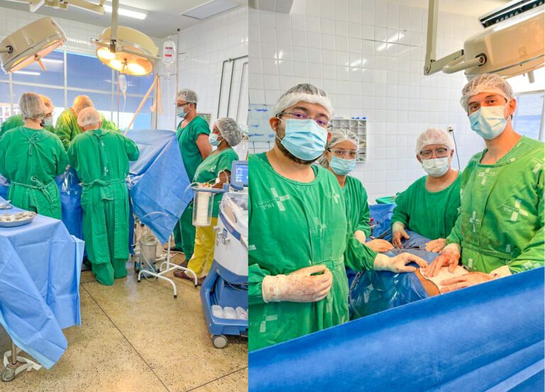 Hospital Geral de Linhares realiza cirurgia inédita de hepactomia para retirada parcial do fígado
