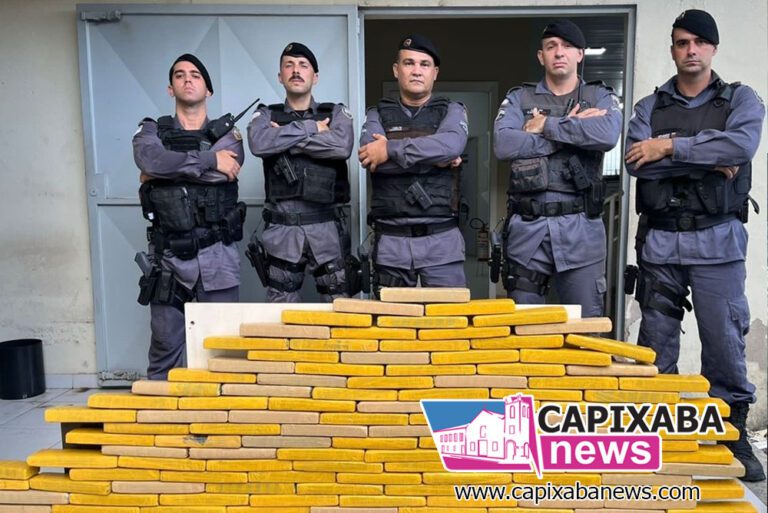 Linhares: Polícia Militar apreende 80kg de entorpecente