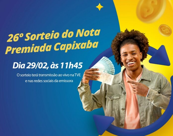 Nota Premiada Capixaba vai distribuir R$ 97,5 mil em prêmios aos consumidores nesta quinta-feira (29)