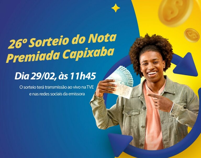Nota Premiada Capixaba vai distribuir R$ 97,5 mil em prêmios aos consumidores nesta quinta-feira (29)
