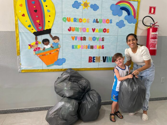 Escola do Interlagos arrecada latinhas em projeto de educação ambiental   		