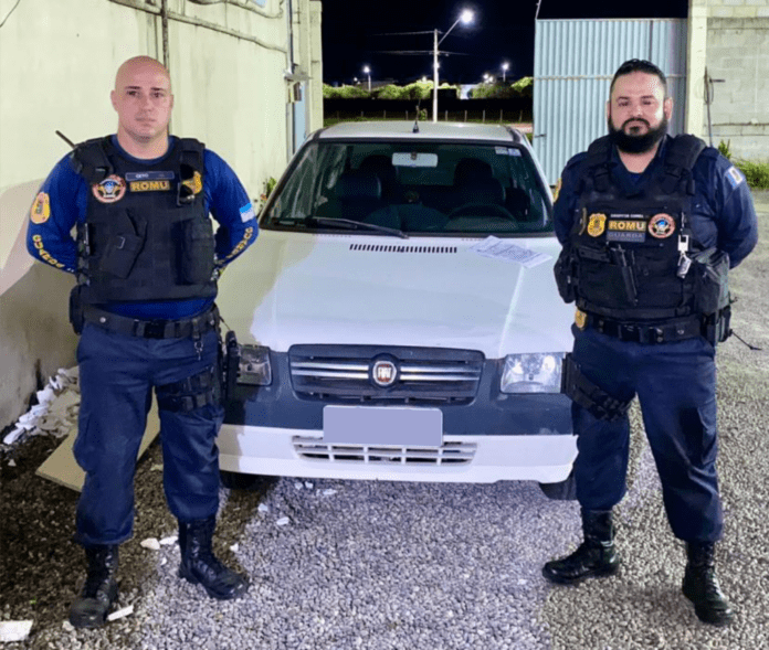 Guarda Civil Municipal recupera veículo roubado no Centro de Linhares   		