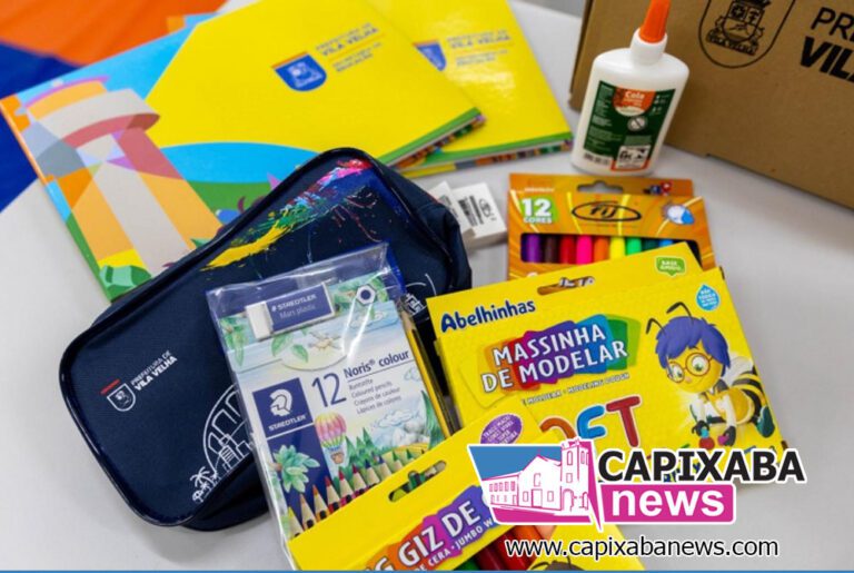 Vila Velha: entrega de kits de material escolar tem início nas escolas municipais