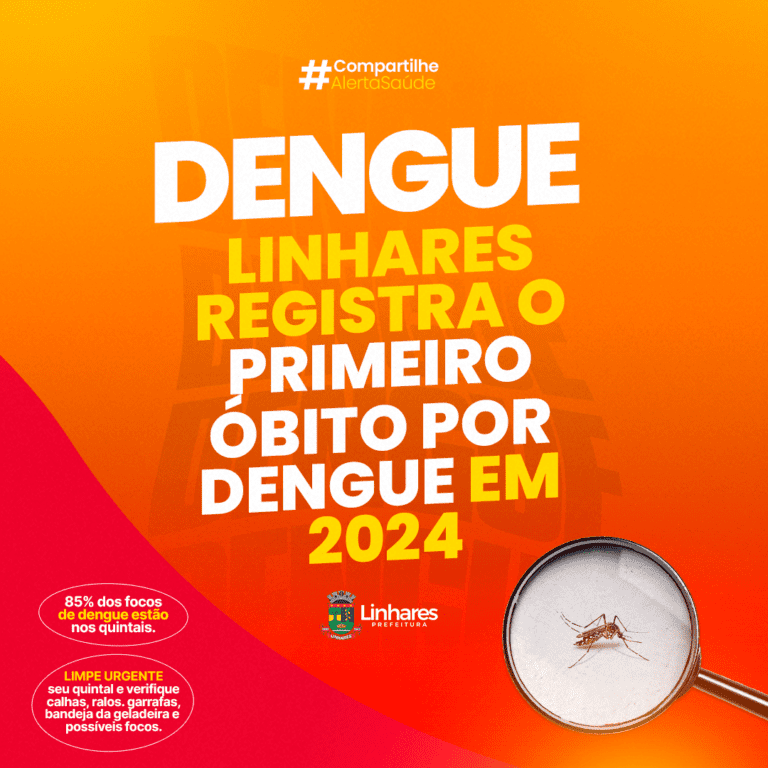 Linhares registra o primeiro óbito por dengue em 2024   		