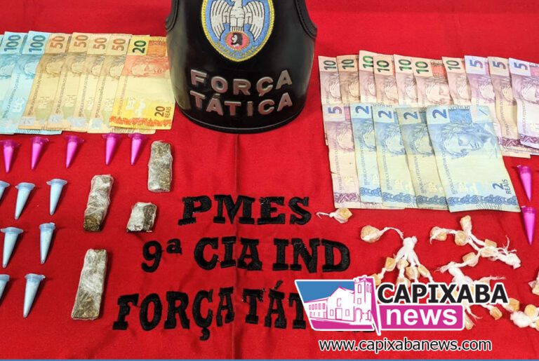 Itapemirim: PM detém dois menores envolvidos no tráfico de drogas em Campo Acima