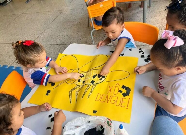 Estudantes de escola do Interlagos aprendem sobre combate à dengue brincando   		