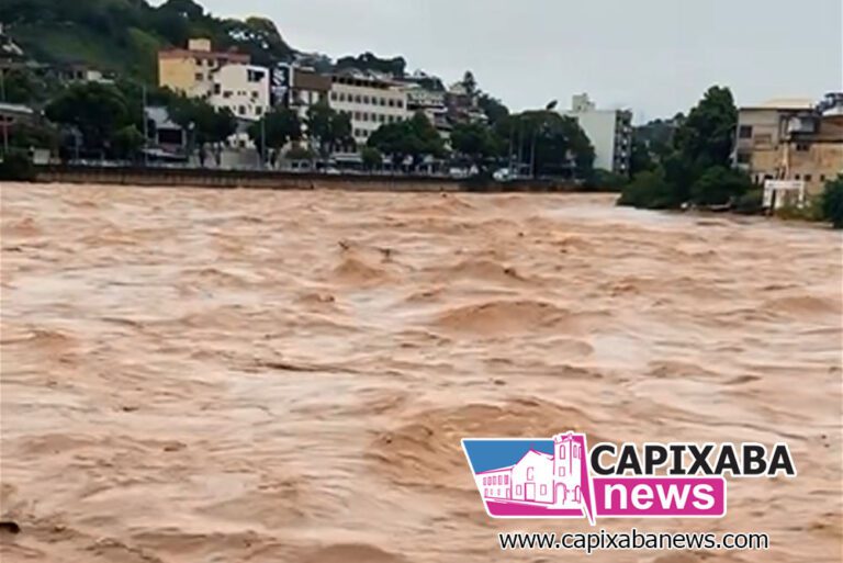 Veja vídeo: Após atingir quase 4,00 metros, nível do rio Itapemirim baixa para 2,70