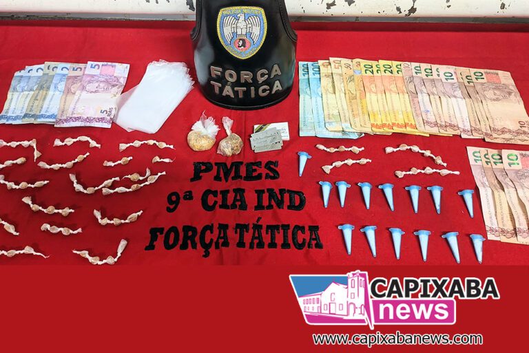 Itapemirim: Operação Policial desarticula ponto de tráfico de drogas em Campo Acima